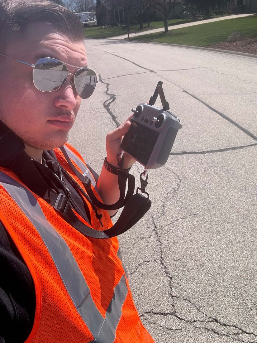 Flying the drone